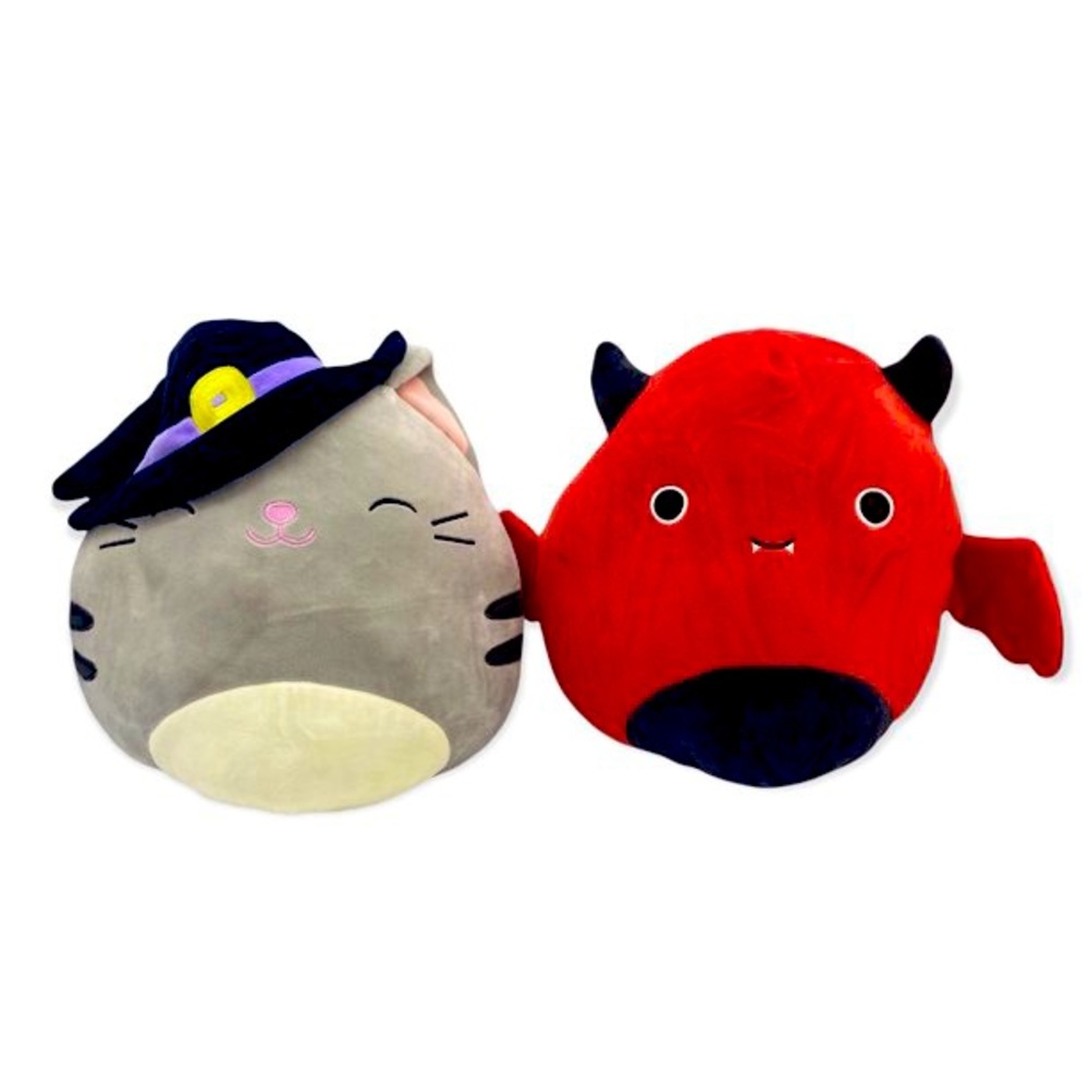 Witch Cat Dante & Tally FlipAmallow Squishmallows plush Halloween squishmellows